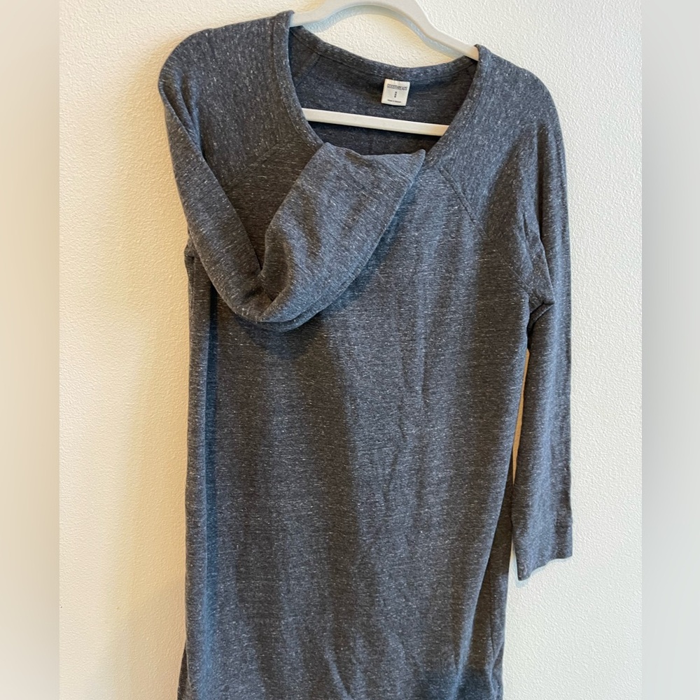 Women's Grey Long Sleeve Dress